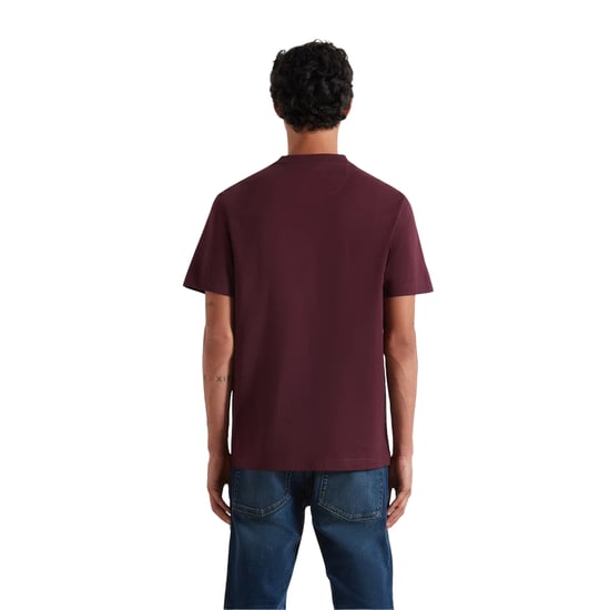 Farah Heren Logo Regular T-Shirt (Bourgondië) - Image 3