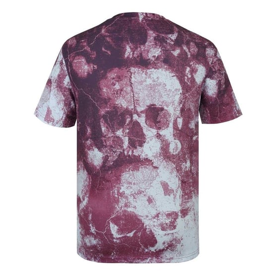 Firetrap Heren T-shirt met all-over print (Donkere Bourgogne) - Image 2