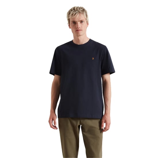 Farah Heren Logo Regular T-Shirt (Echte marine) - Image 2