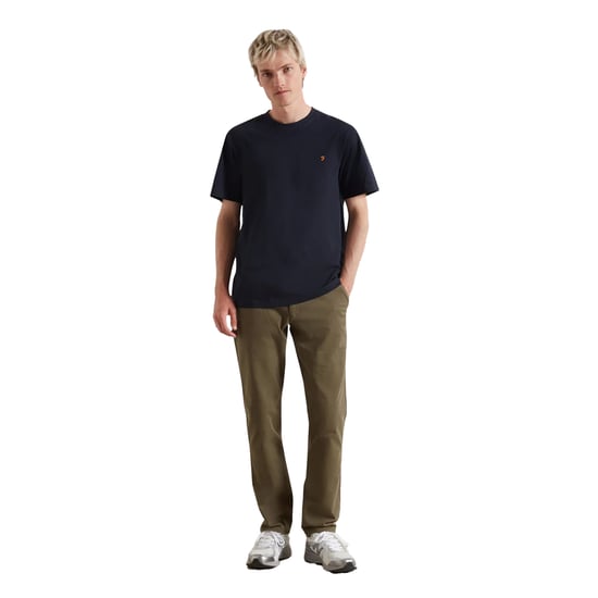 Farah Heren Logo Regular T-Shirt (Echte marine) - Image 3