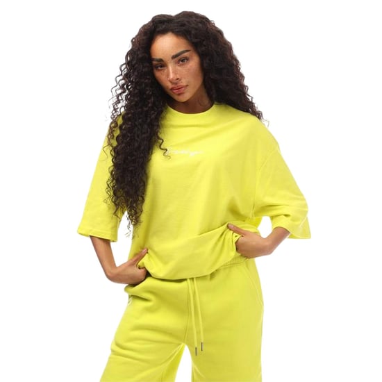 Hype Oversized T-shirt voor heren met kenmerkend logo (Kalk) - Image 4