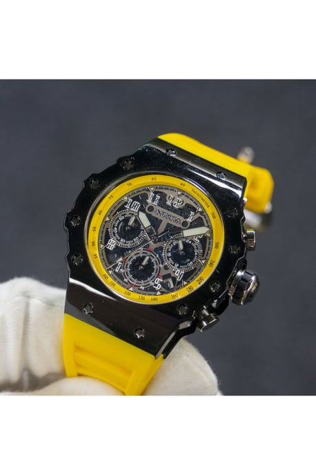 Invicta Racing 69670 Herenhorloge - Quartz Uurwerk - Acryl met Zilveren Wijzerplaat - 43 mm - Image 2