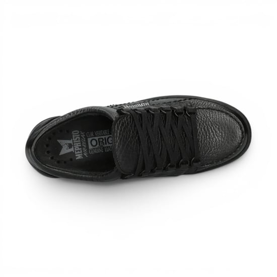 Mephisto Rainbow Leren Zwarte Wandelschoenen voor mannen - Mamouth 714 - Image 4