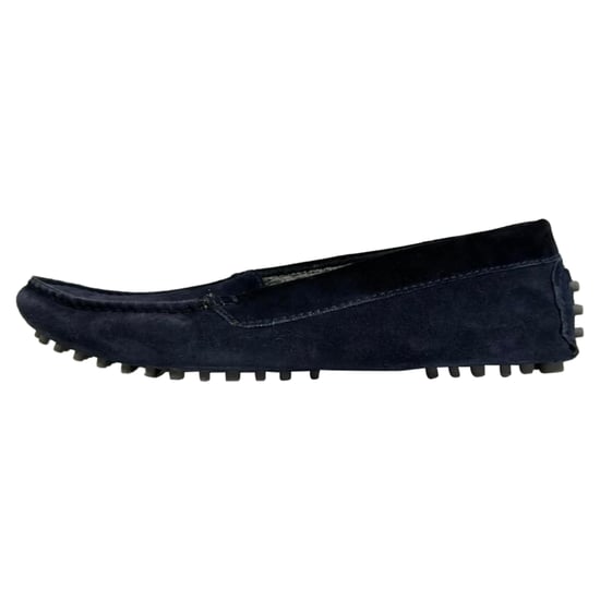 Manolo Blahnik Loafers in marineblauw suede - Image 4