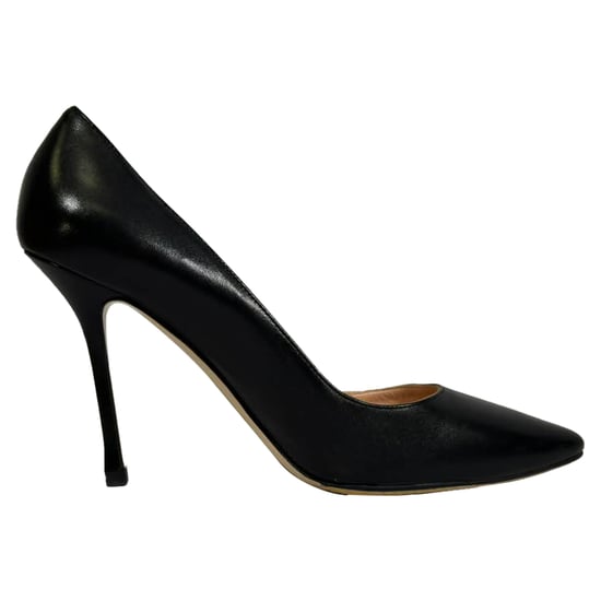 Sergio Rossi Godiva Pumps in Zwart Leer - Image 1