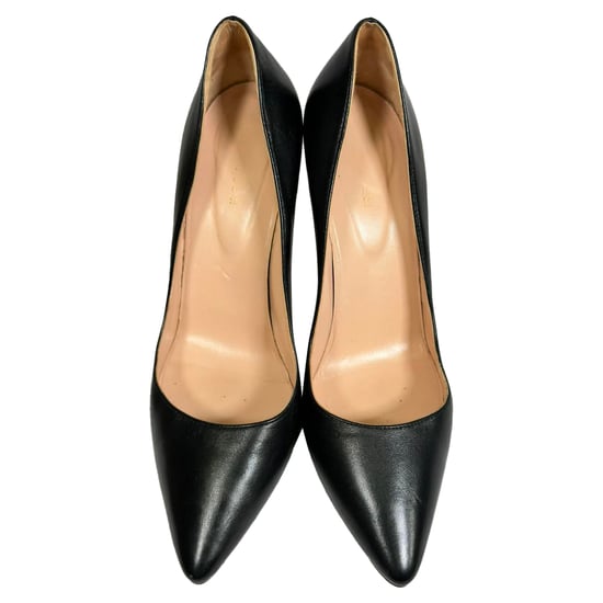 Sergio Rossi Godiva Pumps in Zwart Leer - Image 5