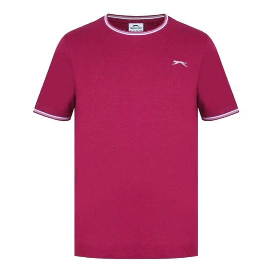 Slazenger Katoenen heren-T-shirt (Bes) - Image 1