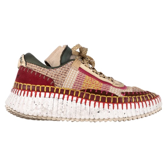 Chloé Nama mesh sneakers in veelkleurig suède - Image 1