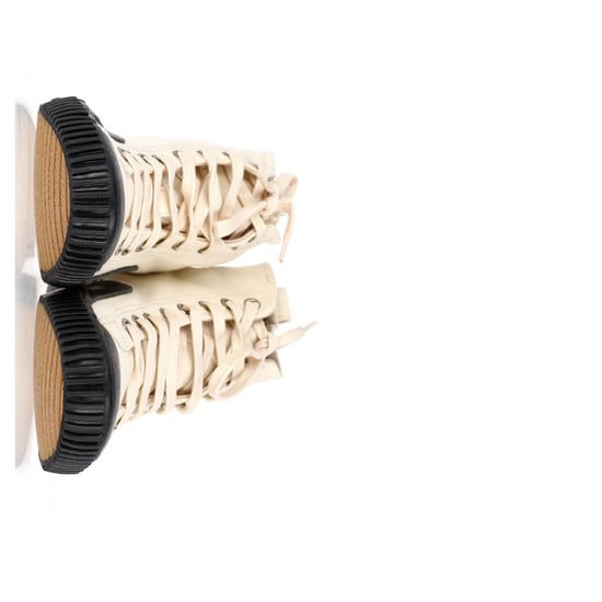 Balenciaga Rubber Cap Toe High Top Sneakers in Wit Canvas - Image 3