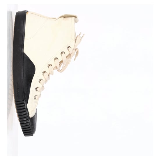 Balenciaga Rubber Cap Toe High Top Sneakers in Wit Canvas - Image 5