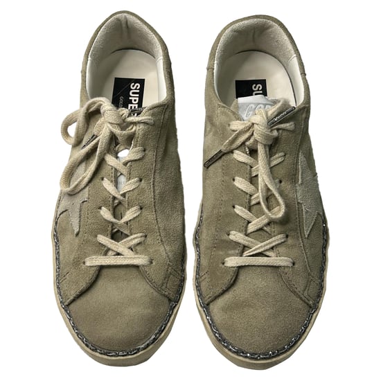 Golden Goose Super Star Sneakers in Beige Suède - Image 6