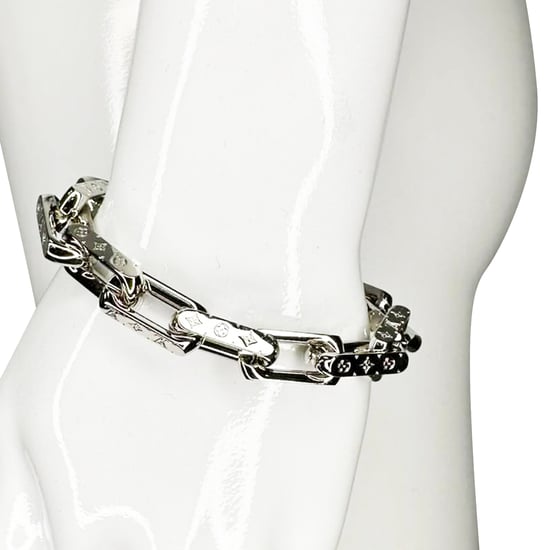 Louis Vuitton Monogram Ketenarmband in Zilver Metaal - Image 2