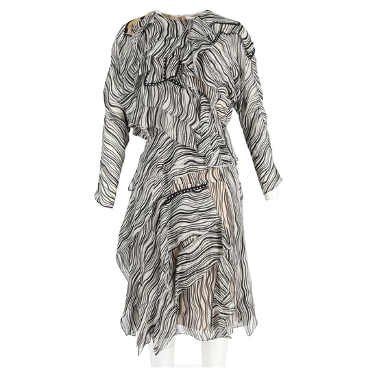 Chloé Gedrukt Ruffle Jurk in Multicolor Zijde - Image 3
