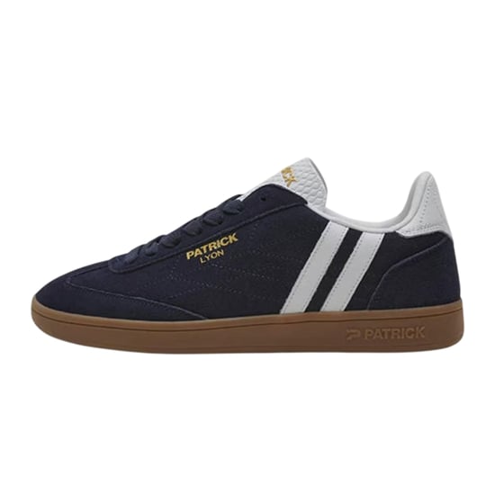 Patrick Leren sneakers met cupzool voor heren van Lyon (Marine/Wit/Gum) - Image 2