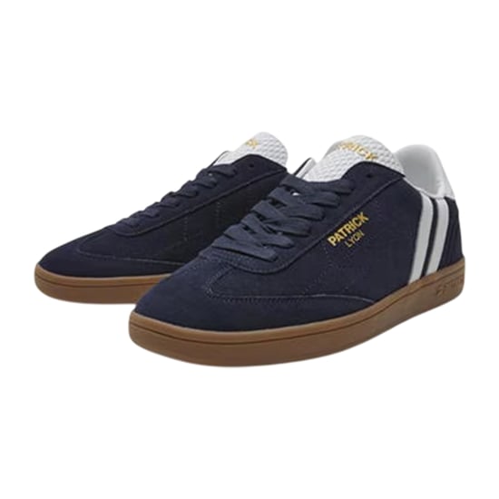 Patrick Leren sneakers met cupzool voor heren van Lyon (Marine/Wit/Gum) - Image 3