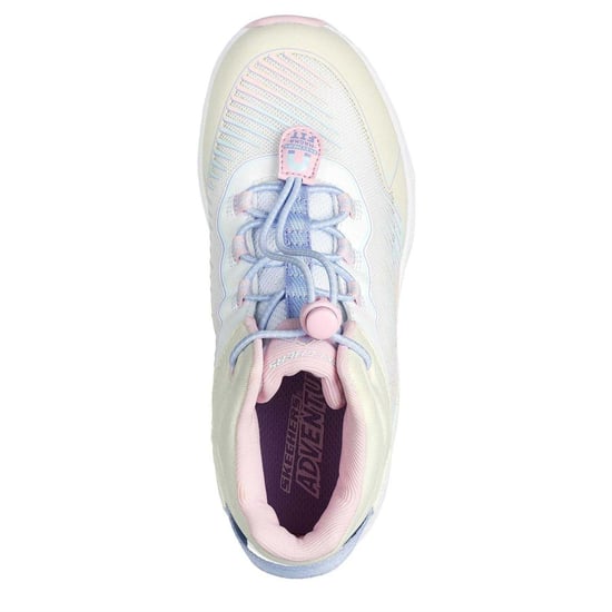 Skechers Kinder Adventurer Lage Sneakers (Off White/Roze) - Image 3