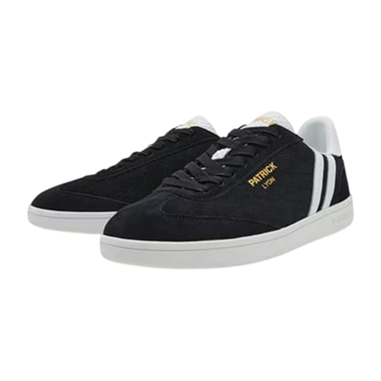 Patrick Leren sneakers met cupzool voor heren van Lyon (Zwart, Wit) - Image 4