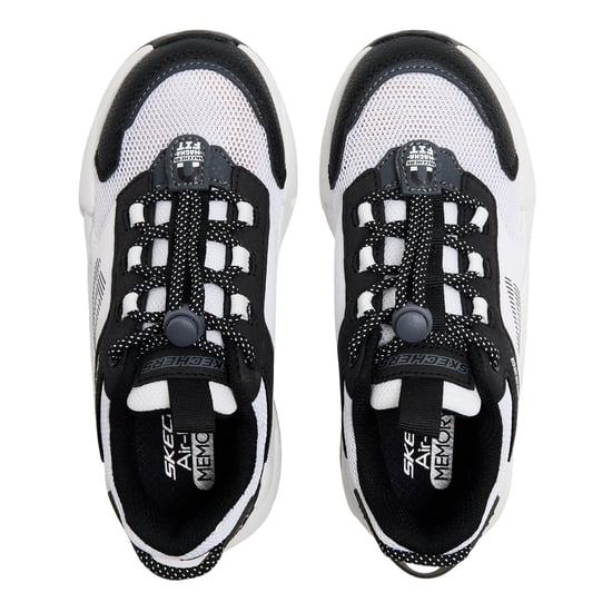 Skechers Ultrasurge instapschoenen voor kinderen (Wit, Zwart) - Image 3