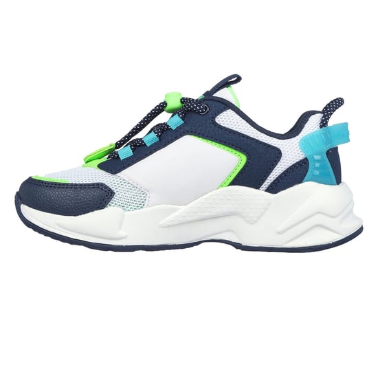 Skechers Ultrasurge instapschoenen voor kinderen (Wit, Marine) - Image 2