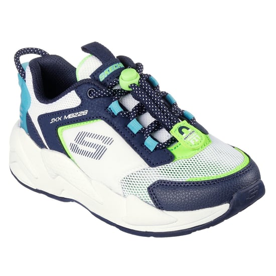 Skechers Ultrasurge instapschoenen voor kinderen (Wit, Marine) - Image 5