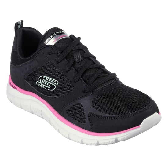 Skechers Kinderen Track Slip-on Sneakers (Zwart/Roze) - Image 4