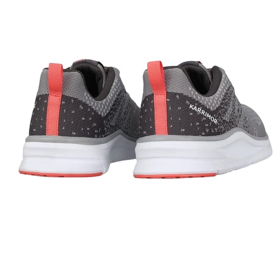 Karrimor Duma 6 Ortholite-sportschoenen voor dames (Grijs/Koraal) - Image 2