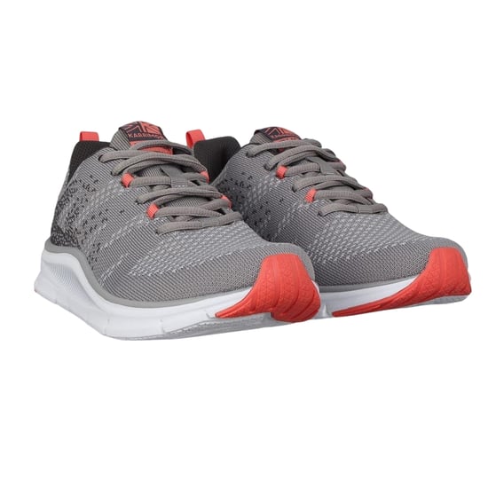 Karrimor Duma 6 Ortholite-sportschoenen voor dames (Grijs/Koraal) - Image 4