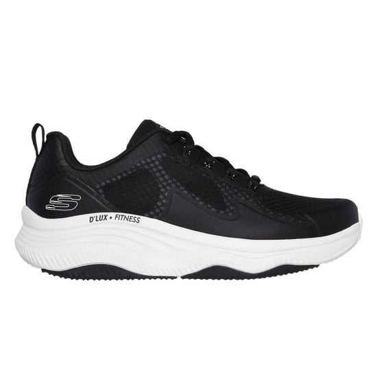 Skechers D´Lux fitness- en hardloopschoenen voor dames (Zwart, Wit) - Image 1