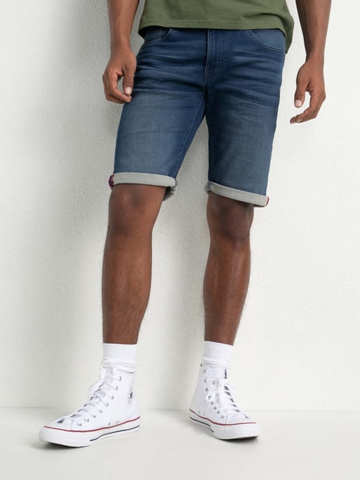 Petrol Industries - Heren Jackson Denim Short - Blauw - Image 3