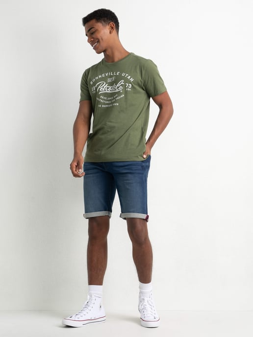 Petrol Industries - Heren Jackson Denim Short - Blauw - Image 5