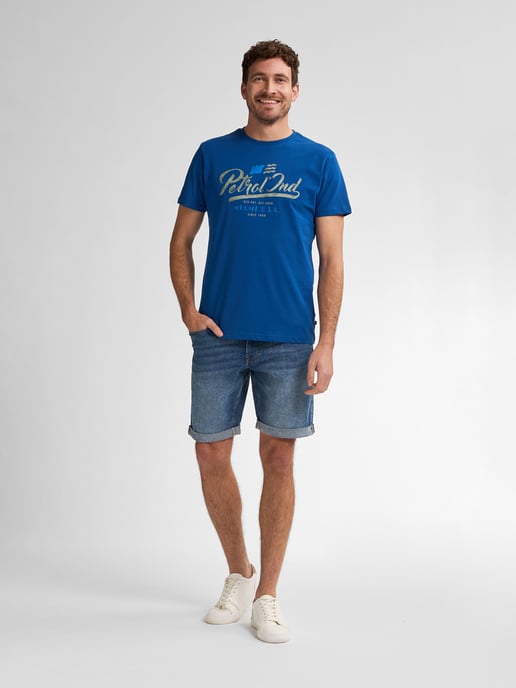 Petrol Industries - Heren Bullseye Denim Short Sail - Blauw - Image 5