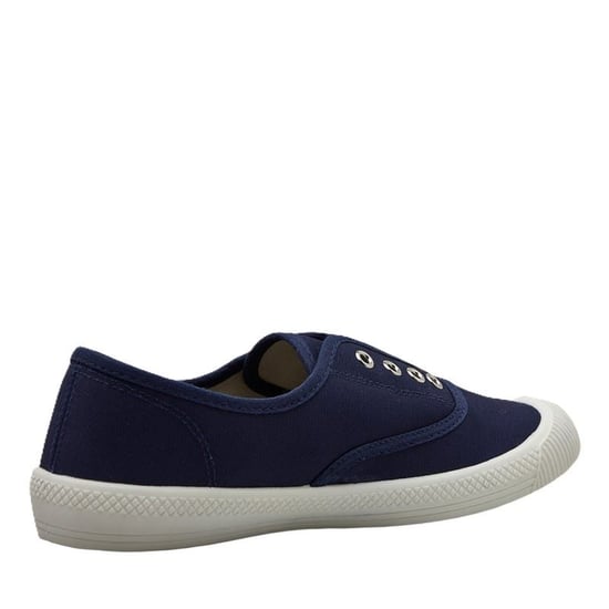 Penguin Anita Canvas Dames Navy Pumps - Image 2