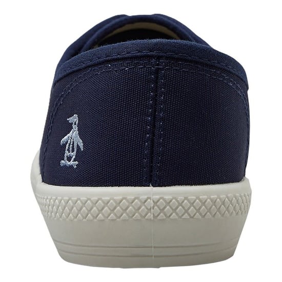Penguin Anita Canvas Dames Navy Pumps - Image 3