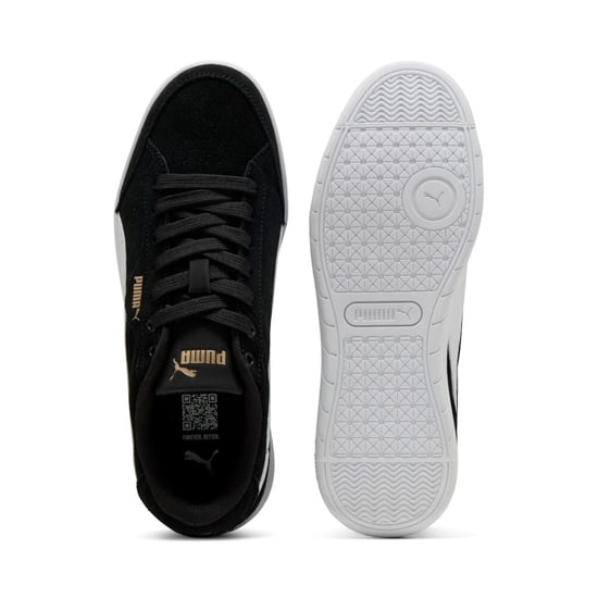 Puma Vikky Star SD Suède Dames Zwarte Trainers - Image 5