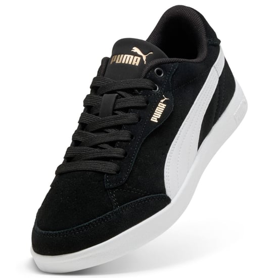 Puma Vikky Star SD Suède Dames Zwarte Trainers - Image 6