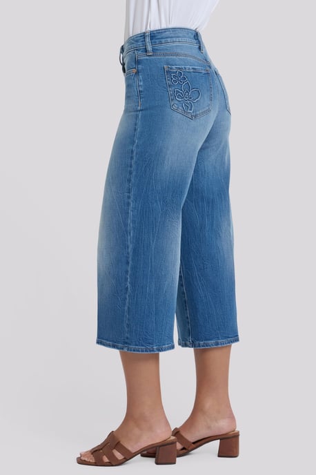 Brigitte Wijde Pijpen Capri Jeans Met Hoge Taille - Image 3