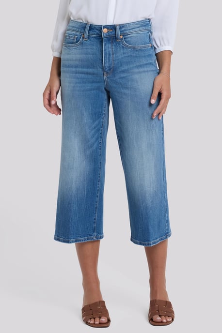 Brigitte Wijde Pijpen Capri Jeans Met Hoge Taille - Image 4