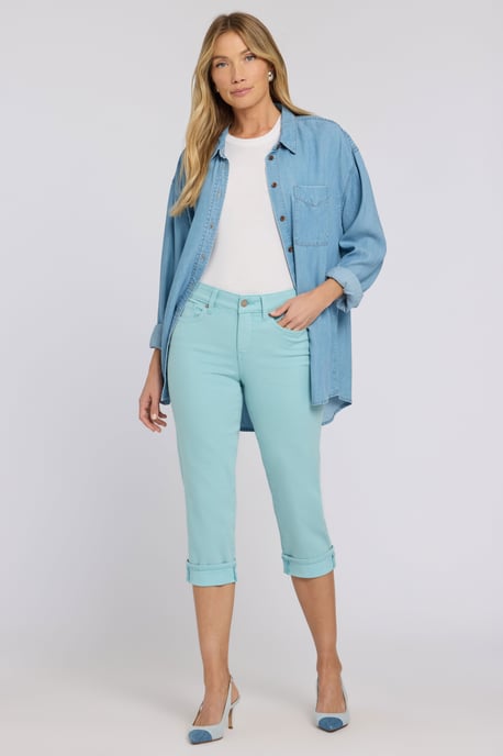 Marilyn Straight Crop Jeans In Cool Embrace® Denim - Image 1