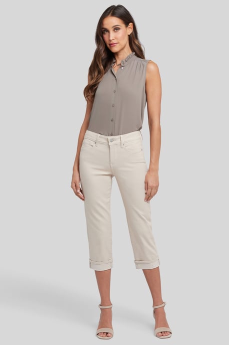 Marilyn Straight Crop Jeans In Cool Embrace® Denim - Image 4