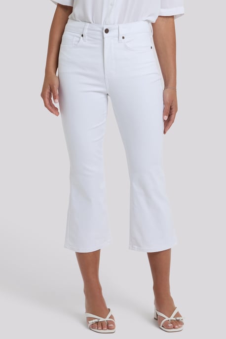 Monica Kick Flare Cropped Jeans Met Hoge Taille - Image 4