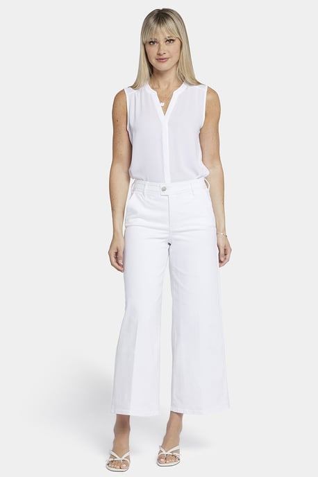 Mona Wijde Pantalon Enkel Jeans Met Hoge Taille - Image 1