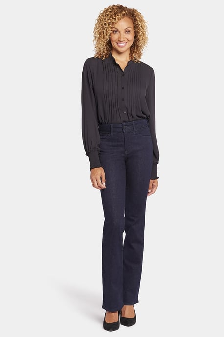 Barbara Bootcut Jeans Donkerblauw Premium Denim (Petite) - Image 1