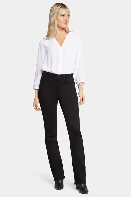 Barbara Bootcut Jeans Zwart Premium Denim (Petite) - Image 4