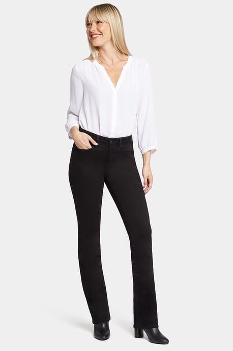 Barbara Bootcut Jeans Zwart Premium Denim (Petite) - Image 5