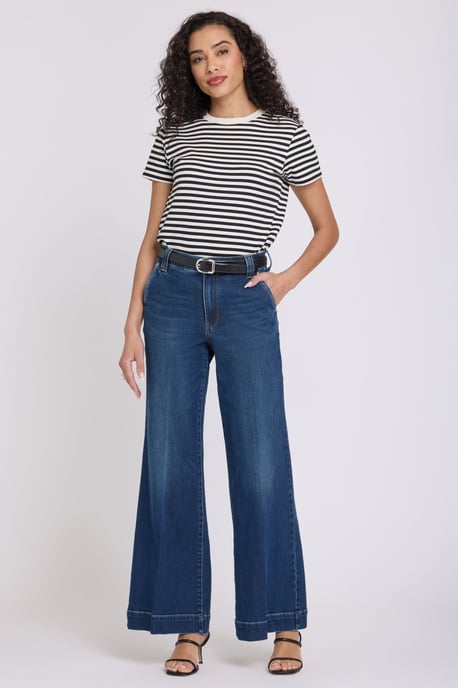 Mia Palazzo Jeans Met Hoge Taille - Image 1
