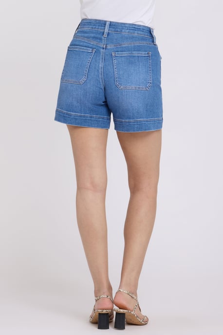 Berkyn Ontspannen Denim Shorts Met Hoge Taille - Image 2