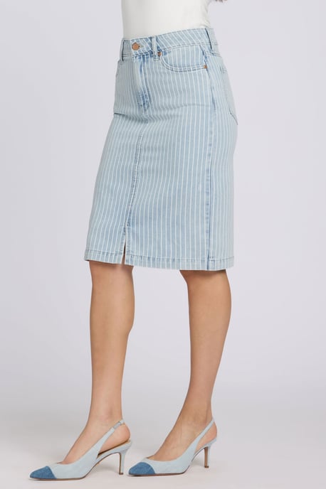 Hoge Taille Denim Rok - Image 3