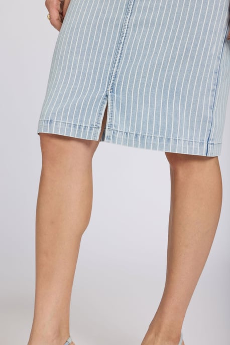 Hoge Taille Denim Rok - Image 5