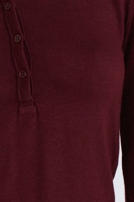Slim Fit V-hals Knopenblouse - Image 4
