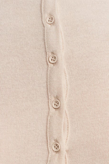 Slim Fit V-hals Knopenblouse - Image 4